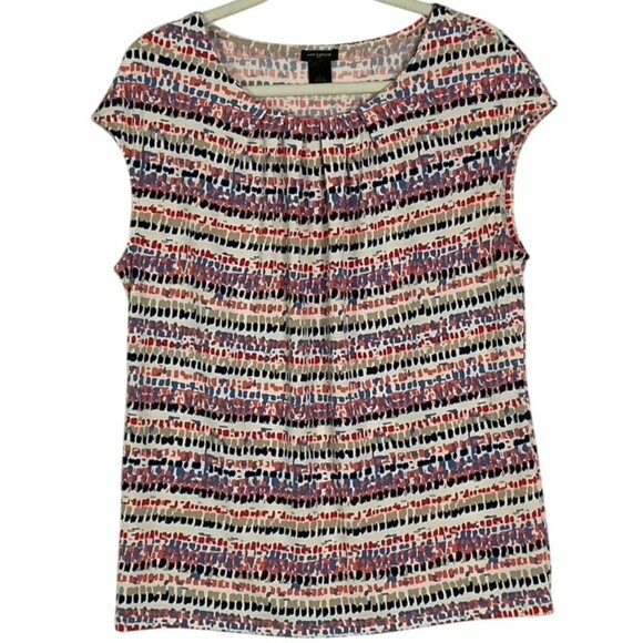 Ann Taylor Factory Career Top, size Large, 95% Poly, 5% Spandex - Picture 1 of 6